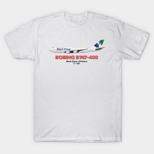 Boeing B747-400 - Med-View Airlines T-Shirt